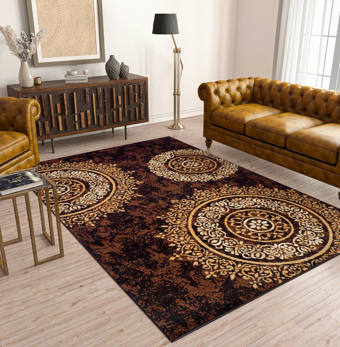 Contemporary Rugs For Living Room 5'x8'