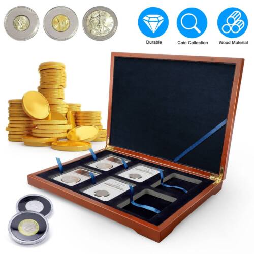 Storage Box Case for 6 Certified Coin Holder