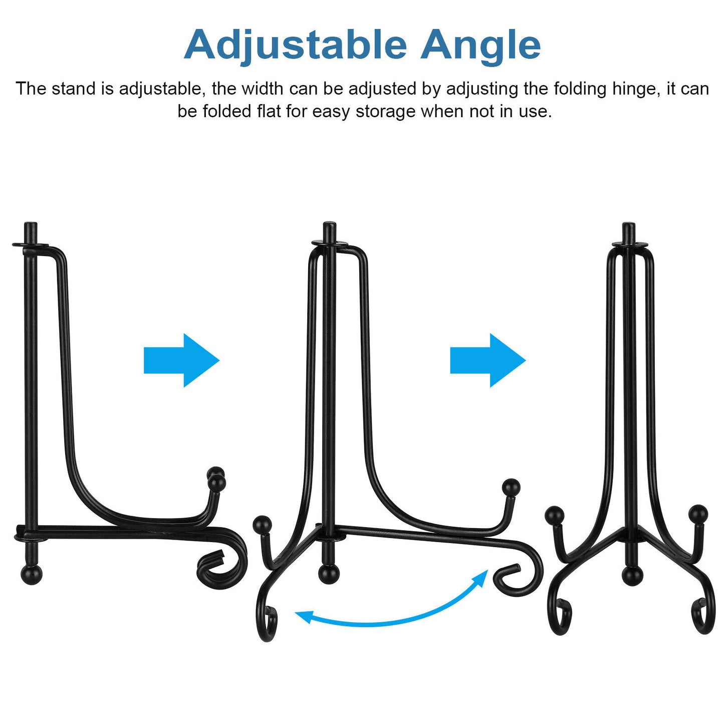 4 PCS Iron Easel Display Stand