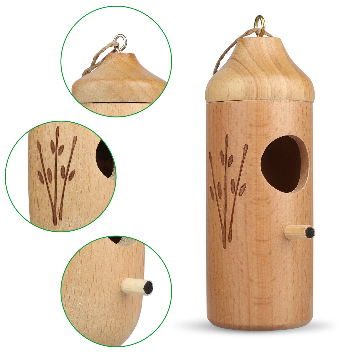 Hummingbird House Wooden Hand Craft