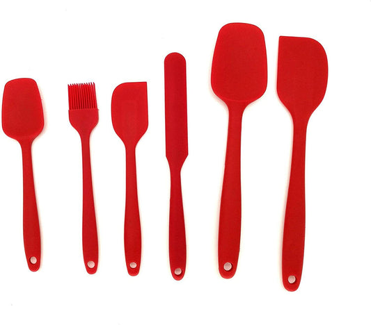 Kitchen Spatula Silicone Utensils Set of 6