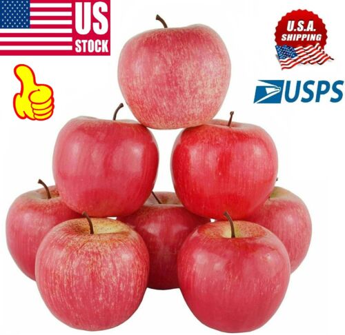 Artificial Red Apple Kitchen Decor