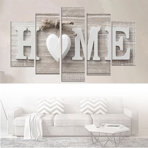 5Pcs Unframed Modern Wall Art